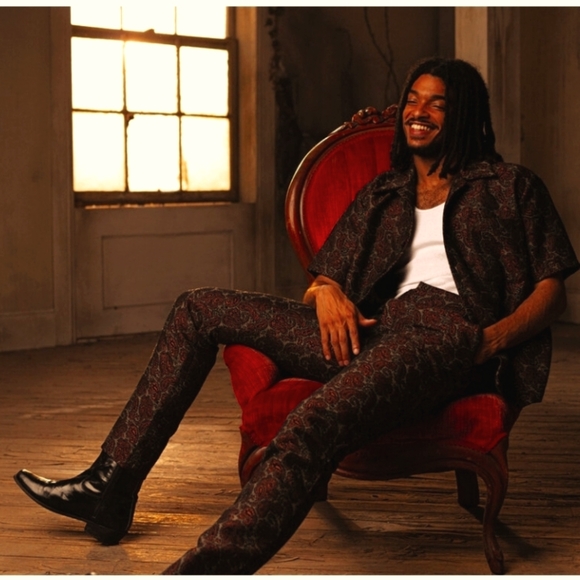 The Thompson Shirt (Orange/Grey/Black - Picture 3 of 3